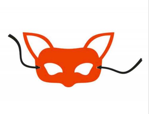 felt fox mask