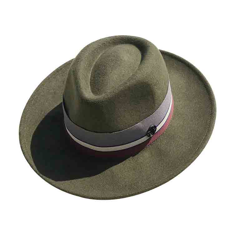 green felt hat